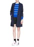 Figure View - Click To Enlarge - SANDRO - 'Sigrid' stripe sweater