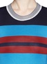 Detail View - Click To Enlarge - SANDRO - 'Tam' stripe knit T-shirt