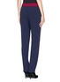 Back View - Click To Enlarge - SANDRO - 'Paulite' contrast waist crepe pants
