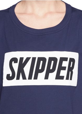 Detail View - Click To Enlarge - SANDRO - 'Skipper' cotton jersey T-shirt