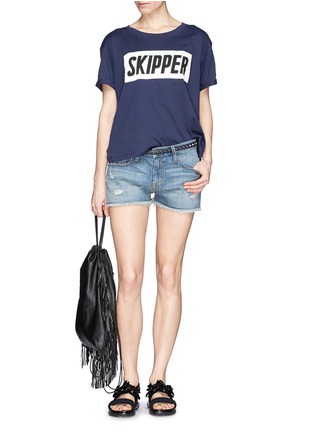 Figure View - Click To Enlarge - SANDRO - 'Skipper' cotton jersey T-shirt