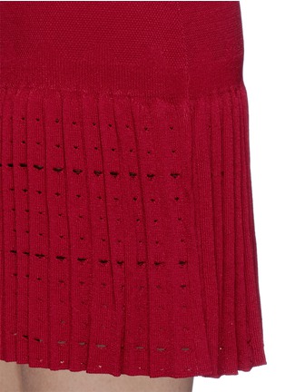 Detail View - Click To Enlarge - SANDRO - 'Rosemary' eyelet piqué dress