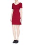 Figure View - Click To Enlarge - SANDRO - 'Rosemary' eyelet piqué dress
