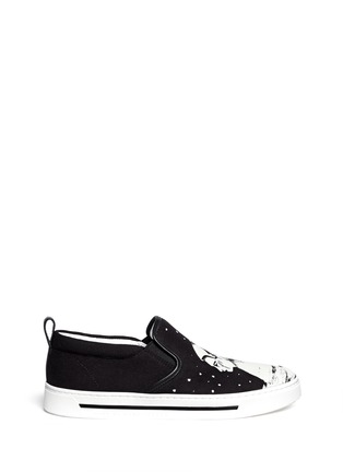 Main View - Click To Enlarge - MARC BY MARC JACOBS SHOES - 'Bea' print canvas skate slip-ons