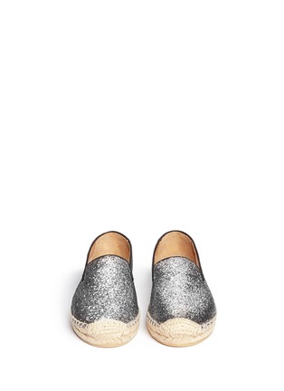 Figure View - Click To Enlarge - MARC BY MARC JACOBS SHOES - Glitter espadrille slip-ons