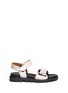 Main View - Click To Enlarge - MARC BY MARC JACOBS SHOES -  strap iridescent leather sandals