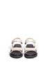 Figure View - Click To Enlarge - MARC BY MARC JACOBS SHOES -  strap iridescent leather sandals