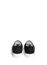 Back View - Click To Enlarge - MARC BY MARC JACOBS SHOES - Glitter brushed suede leather slip-ons
