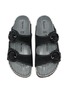 Detail View - Click To Enlarge - BIRKENSTOCK 1774 - Arizona Round Buckle Velvet Sandals