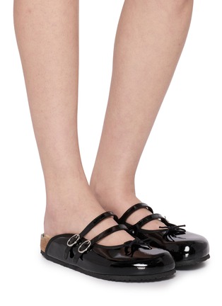 Figure View - Click To Enlarge - BIRKENSTOCK 1774 - X Repetto Scala Patent Mule Sandals