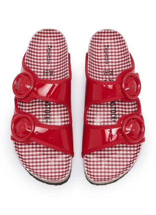 Detail View - Click To Enlarge - BIRKENSTOCK 1774 - Arizona Round Buckle Patent Sandals