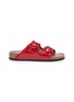 BIRKENSTOCK 1774 Arizona Round Buckle Patent Sandals