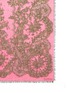 Detail View - Click To Enlarge - VALENTINO GARAVANI - Flower lace border cashmere-silk scarf