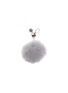 WEICH COUTURE ALPACA Clave Pompom Keychain — Silver Grey