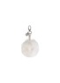 WEICH COUTURE ALPACA Clave Pompom Keychain — Pearl White