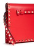 Detail View - Click To Enlarge - VALENTINO GARAVANI - 'Rockstud' foldover leather clutch