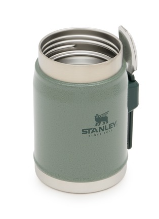 Detail View - Click To Enlarge - STANLEY - Classic Legendary Food Jar + Spork 14oz — Hammertone Green
