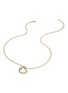 Detail View - Click To Enlarge - JOHN HARDY - Bamboo Heart 14K Gold Diamond Pendant Necklace — Size 16-18