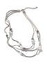  - JOHN HARDY - Classic Chain Sterling Silver Freshwater Pearl Multi Row Necklace — Size 16-18