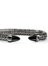 Detail View - Click To Enlarge - JOHN HARDY - Spear 50 Dark Sterling Silver Black Onyx Flex Cuff — Size L