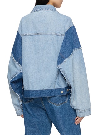Back View - Click To Enlarge - QUIITO - Reworked Dolman Denim Jacket