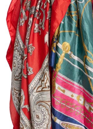  - QUIITO - Layered Print Scarf Belt