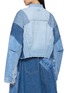 Back View - Click To Enlarge - QUIITO - Reworked Light Wash Denim Jacket