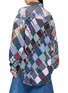 Back View - Click To Enlarge - QUIITO - Oversized Multi Check Shirt
