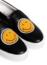 Detail View - Click To Enlarge - JOSHUA SANDERS - 'Smile' double face leather skate flatform slip-ons