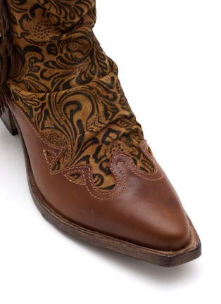 Detail View - Click To Enlarge - EL VAQUERO - Kama 40 Leather Charro Boots