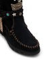 Detail View - Click To Enlarge - EL VAQUERO - Arya Studded Suede Wedge Moccasin Boots
