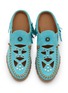 Detail View - Click To Enlarge - EL VAQUERO - Bella Suede Wedge Slip-ons
