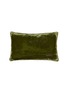 Detail View - Click To Enlarge - ANKE DRECHSEL - Liza Embroidered Cushion — Grass Green