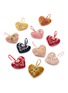 Detail View - Click To Enlarge - ANKE DRECHSEL - Silk Velvet Embroidered Heart Single Ornament