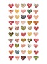 ANKE DRECHSEL Silk Velvet Embroidered Heart Single Ornament