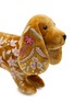 Detail View - Click To Enlarge - ANKE DRECHSEL - Liza Silk Velvet Dachshund — Shaded Oro