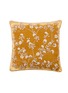 ANKE DRECHSEL Tuileries Embroidered Cushion — Oro