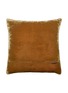 Detail View - Click To Enlarge - ANKE DRECHSEL - Liza Embroidered Cushion — Light Brown