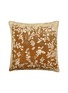 ANKE DRECHSEL Liza Embroidered Cushion — Light Brown
