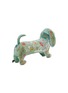 Detail View - Click To Enlarge - ANKE DRECHSEL - Abby Silk Velvet Dachshund — Shaded Lagoon