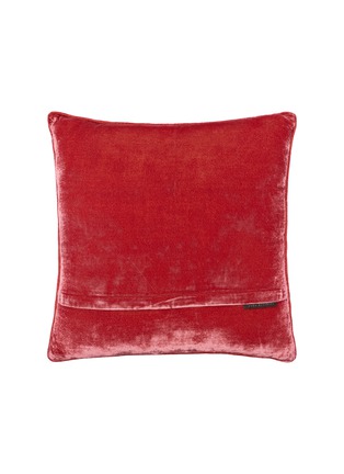 Detail View - Click To Enlarge - ANKE DRECHSEL - Tuileries Embroidered Cushion — Sherbet