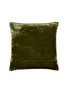 Detail View - Click To Enlarge - ANKE DRECHSEL - Liza Embroidered Cushion — Grass Green