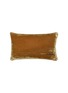 Detail View - Click To Enlarge - ANKE DRECHSEL - Liza Embroidered Cushion — Light Brown