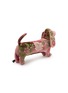 Detail View - Click To Enlarge - ANKE DRECHSEL - Bouquet Silk Velvet Dachshund — Shaded Pink