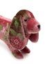 Detail View - Click To Enlarge - ANKE DRECHSEL - Bouquet Silk Velvet Dachshund — Shaded Pink