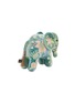 Detail View - Click To Enlarge - ANKE DRECHSEL - Madame Bovary Silk Velvet Mini Elephant — Shaded Lagoon