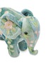 Detail View - Click To Enlarge - ANKE DRECHSEL - Madame Bovary Silk Velvet Mini Elephant — Shaded Lagoon