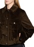  - LOEWE - Cropped Corduroy Trucker Jacket