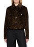 LOEWE Cropped Corduroy Trucker Jacket