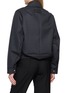 Back View - Click To Enlarge - LOEWE - Gingham Drawstring Hem Jacket